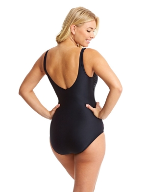 Zoggs Latino Wrap Swimsuit - Black